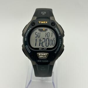 Timex Ironman Classic 30 Men’s Digital Chronograph Watch, Black New Battery